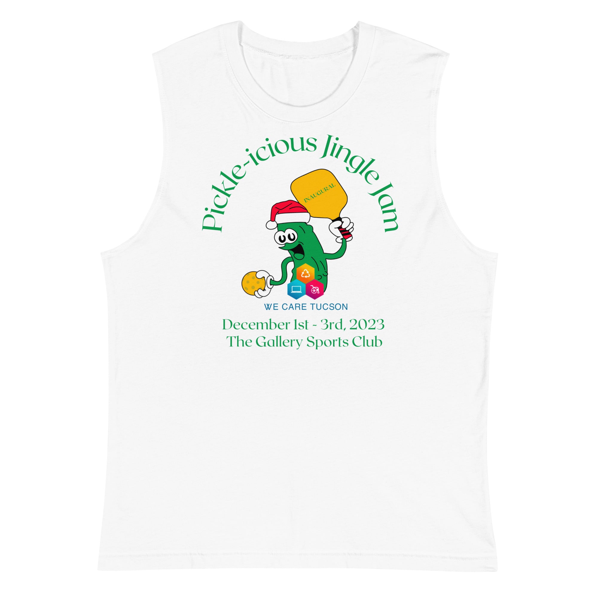 Pickle-icious Jingle Jam Muscle Shirt – Get Pickled USA