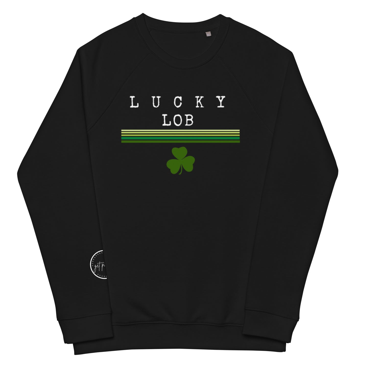 Lucky Lob ☘️ Unisex Organic Raglan Sweatshirt