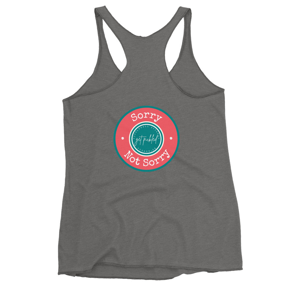 Sorry, Not Sorry Women's Racerback Tank